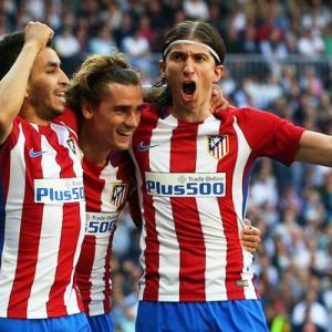 Griezman's late goal dents Real Madrid's title charge