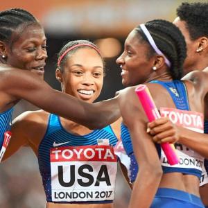 World Athletics PIX: US reclaim 4x400m title, more injury woe for Jamaica
