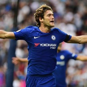 EPL PHOTOS: Alonso double for Chelsea spoils Spurs' Wembley opener
