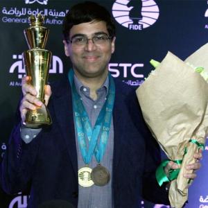 Fantastic feeling to finish on the podium in Rapid and Blitz: Anand