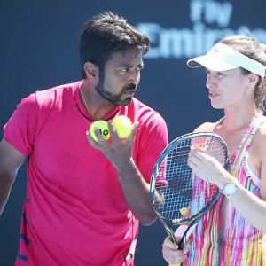 India at Australian Open: Paes-Hingis pair out