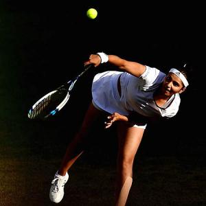 Sania knocked out of Wimbledon women's doubles