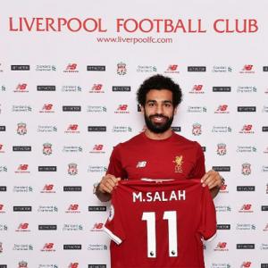 Salah joins Liverpool from Roma for 34.3m pound