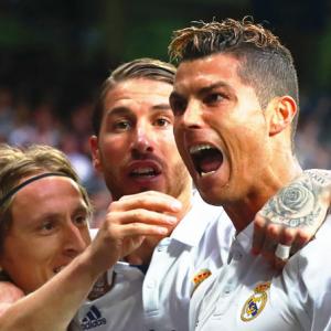 All hail Ronaldo the Real Madrid centre-forward!