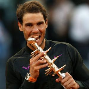 Nadal overpowers Thiem to win fifth Madrid title