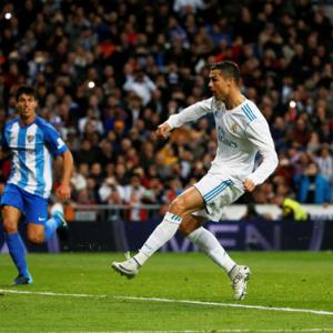 La Liga: Ronaldo rebound gives Real nervy win at home to Malaga
