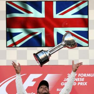PHOTOS: Hamilton on verge of fourth F1 title after Japan victory