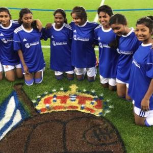 What these Jharkhand girls are doing in Spain?