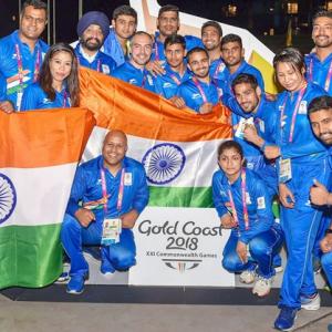 Controversy aside, exuberant flag hoisting at CWG village by India