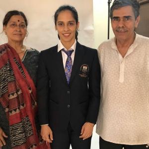Her father denied access into Games village, Saina hits out