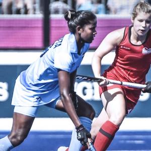 Women's hockey team stuns Olympic champs England