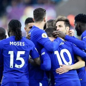 Fabregas keeps Chelsea in hunt for Champions League places