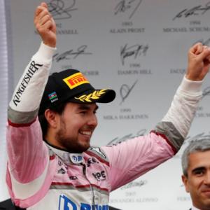 Force India's Perez hails best laps of his F1 career