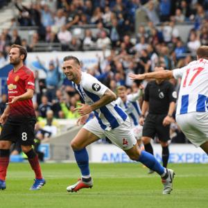 EPL PHOTOS: Manchester United STUNNED by Brighton