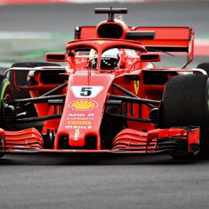F1 PHOTOS: Vettel fastest in testing; Hamilton 'sacrifices' stint