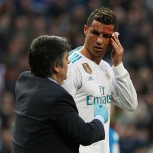 La Liga: Bloodied Ronaldo scores twice in Real Madrid rout
