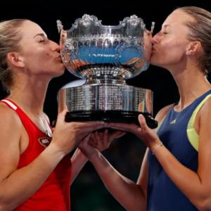 Timea Babos, Kristina Mladenovic win Australian Open women's doubles