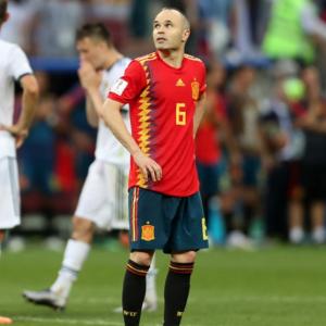 Iniesta retires from international football after World Cup exit