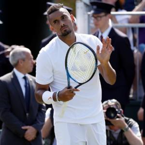 Kyrgios serves notice of intent at Wimbledon