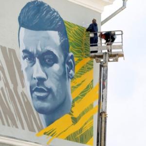 World Cup diary: Neymar joins Messi and Ronaldo in Kazan mural club