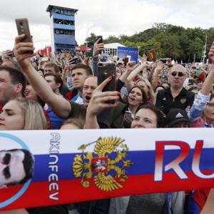 Glory in defeat: Fans hail Russia World Cup team