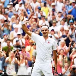 Wimbledon PIX: Federer, Serena roll into quarters; Pliskova knocked out