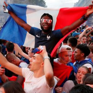 PIX: Euphoric France dreams of World Cup glory after 20-year wait