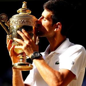 Djokovic outclasses Anderson to win fourth Wimbledon title