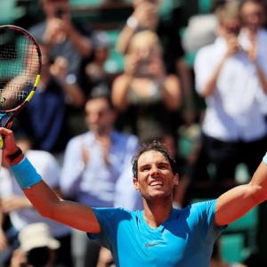 French Open PIX: Nadal overcomes hiccup, to face Del Potro in semis