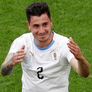 PHOTOS: Uruguay down Salah-less Egypt with late Gimenez header