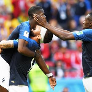 FIFA WC PIX: Pogba earns France 2-1 win as technology plays its part