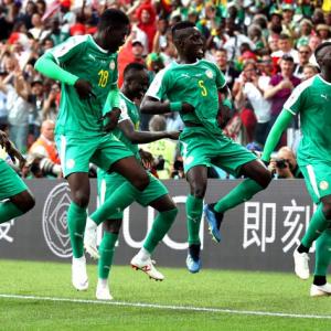 PHOTOS: Poland's mishaps help Senegal claim first African win