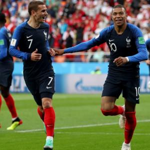 Teenager Mbappe sends France through as Peru knocked out