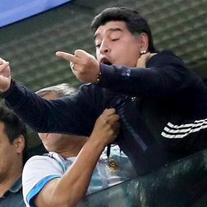 Maradona hospitalised after watching intense Argentina victory
