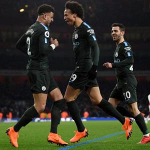 PHOTOS: Sparkling City thrash Arsenal again to close in on title