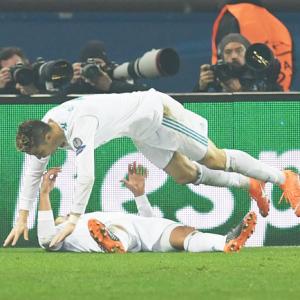 PHOTOS: Real Madrid, Liverpool stroll into Champions League quarters