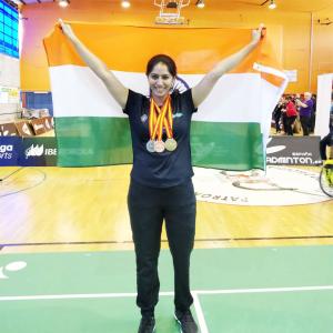 India's Manasi Joshi wins 3 medals at Para Badminton International
