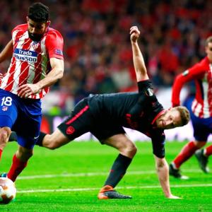 Europa League: Costa haunts Arsenal again to send Atletico into final