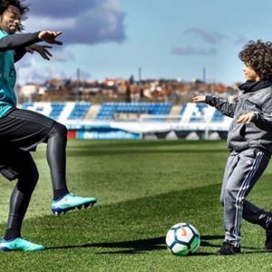 WATCH: Marcelo's son goes VIRAL with heading challenge