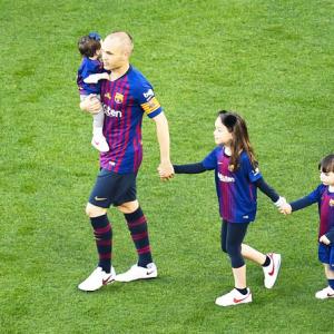 Watch: Barca captain Iniesta's goodbye to boyhood club, fans