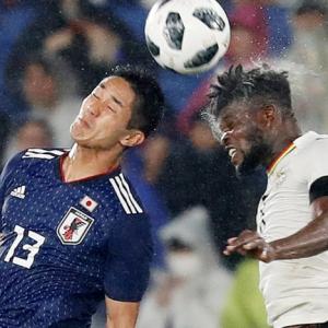 Ghana spoil Japan's World Cup send-off match