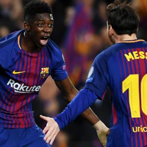Dembele, Messi partnership fuelling Barcelona goal rush