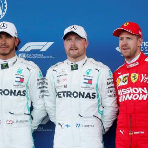F1: Bottas takes Baku pole after Leclerc crashes