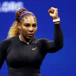 US Open PIX: Serena survives scare to reach Round 3