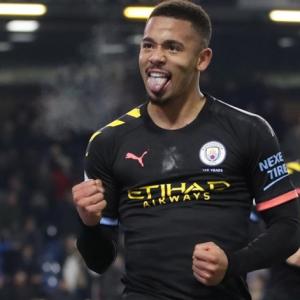 EPL PIX: Jesus double gives Man City much-needed win