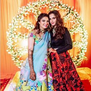 PIX: Inside Sania Mirza's sister's mehendi ceremony