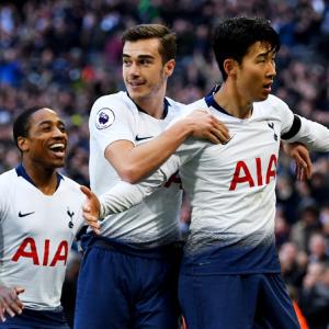 EPL PIX: Tottenham stay in title hunt with win over Leicester