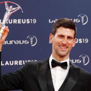 Laureus awards: Top honours for Djokovic, gymnast Biles