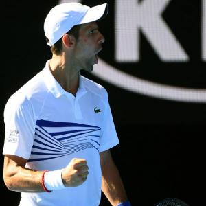 Aus Open PIX: Djokovic, Serena advance; Halep knocks out Venus