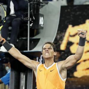 Aus Open PICS: Ruthless Nadal whips Tiafoe to enter semis